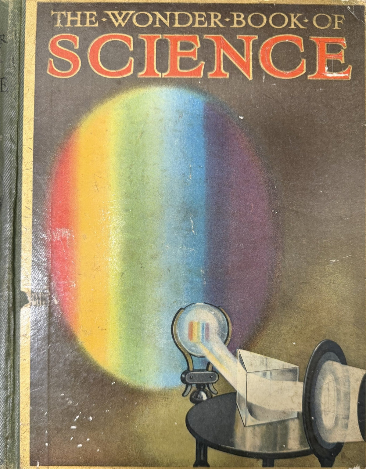 Front cover of The Wonder Book of Science, general editor Harry Golding, 1930s